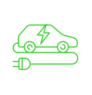 circularidad y economía sostenible | desarrollo sostenible Baleares icono coche eco