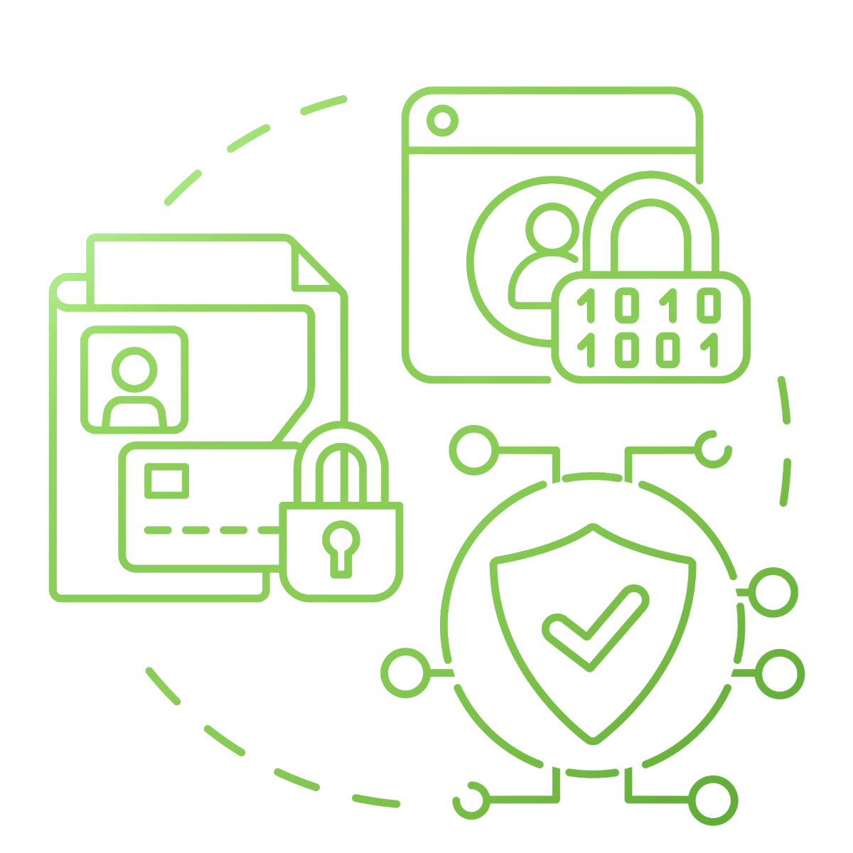 seguridad de la información Mallorca | iso 27001 icono triple seguridad