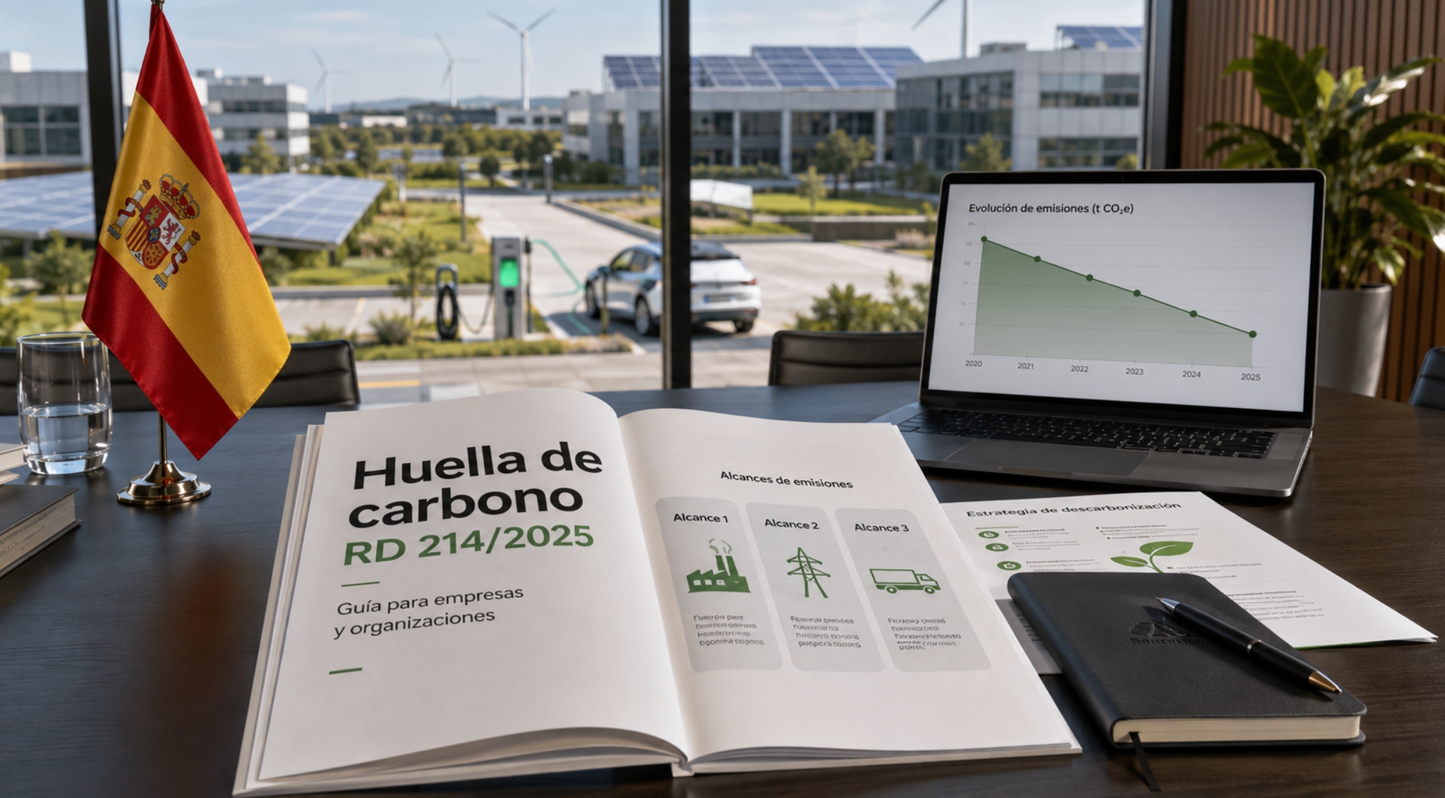 huella de carbono - El Real Decreto 214/2025: Un punto de inflexión en la gestión de la huella de carbono en España Podarcis