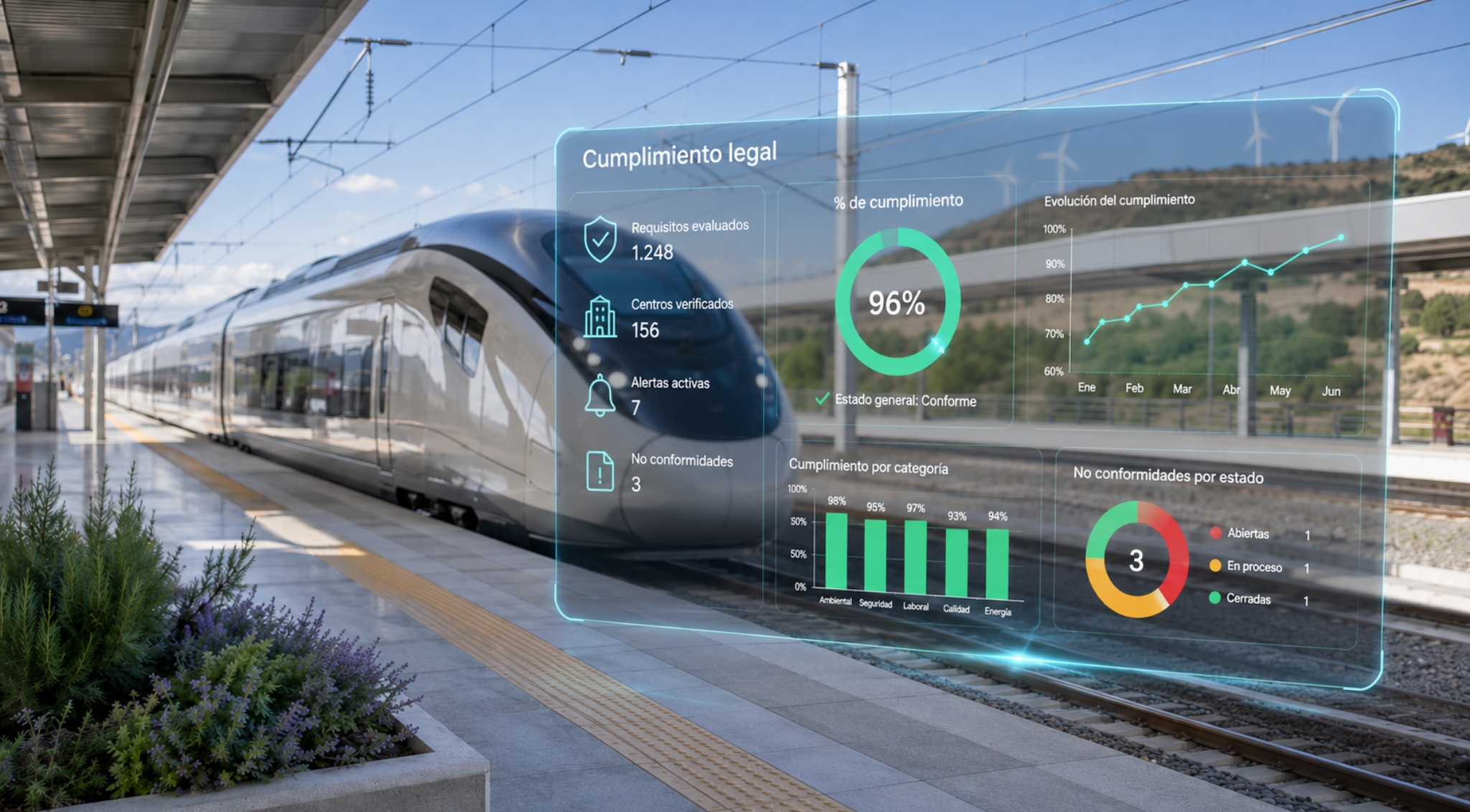 cumplimiento legal - Adif Alta Velocidad adjudica a PODARCIS la gestión y actualización de sus requisitos ambientales hasta 2031 Podarcis